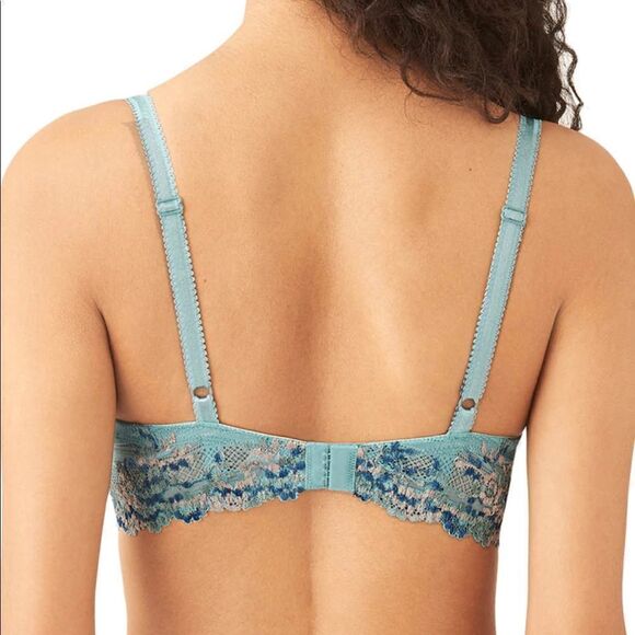 Wacoal Embrace Lace Contour Bra Bristol Blue - Picture 3 of 3